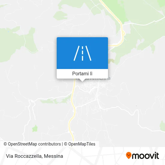Mappa Via Roccazzella