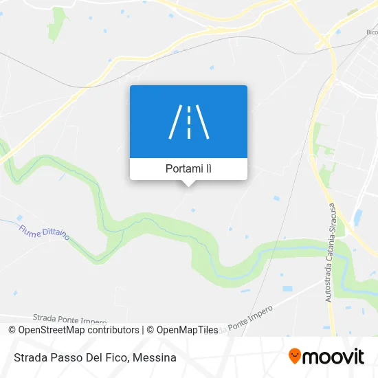 Mappa Strada Passo Del Fico