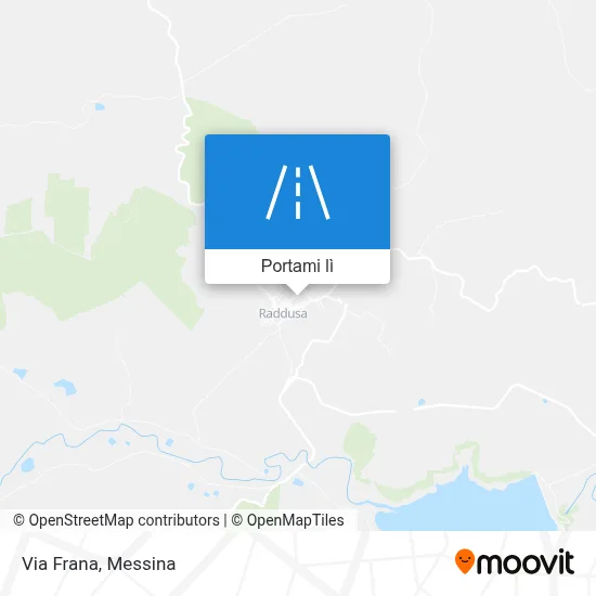 Mappa Via Frana