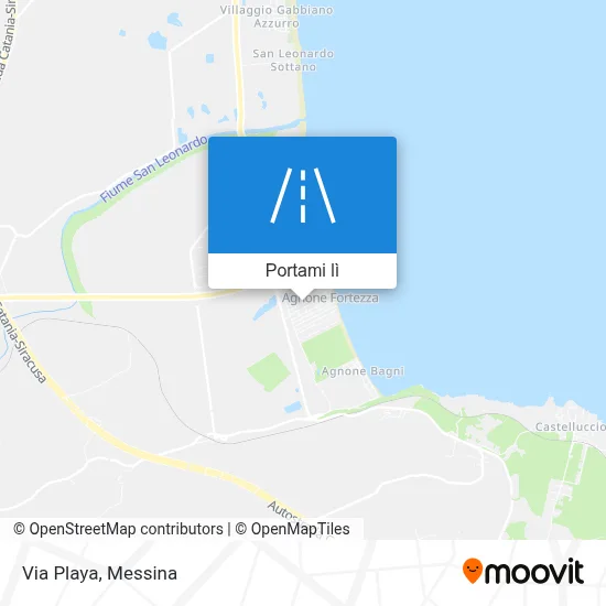 Mappa Via Playa