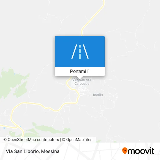 Mappa Via San Liborio