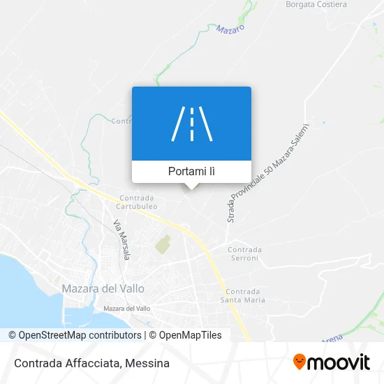 Mappa Contrada Affacciata