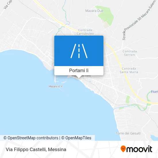 Mappa Via Filippo Castelli
