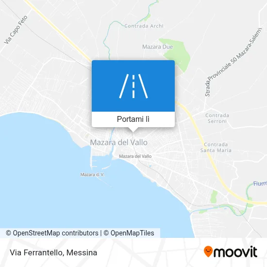Mappa Via Ferrantello