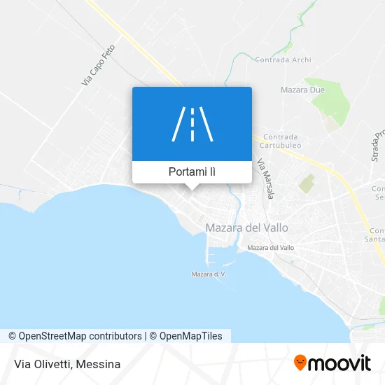 Mappa Via Olivetti