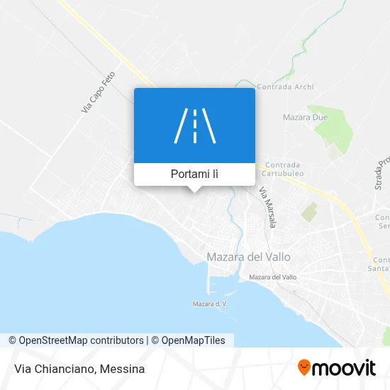 Mappa Via Chianciano