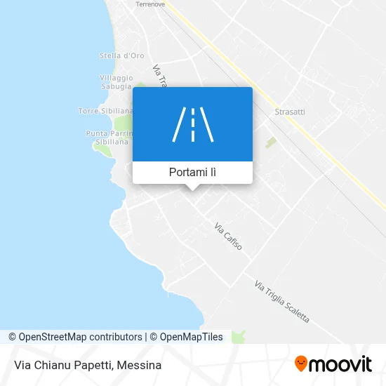 Mappa Via Chianu Papetti