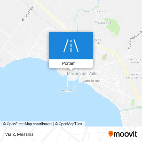 Mappa Via Z