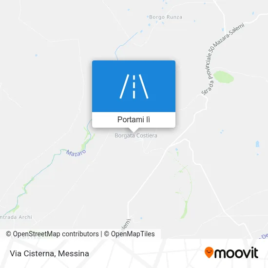 Mappa Via Cisterna