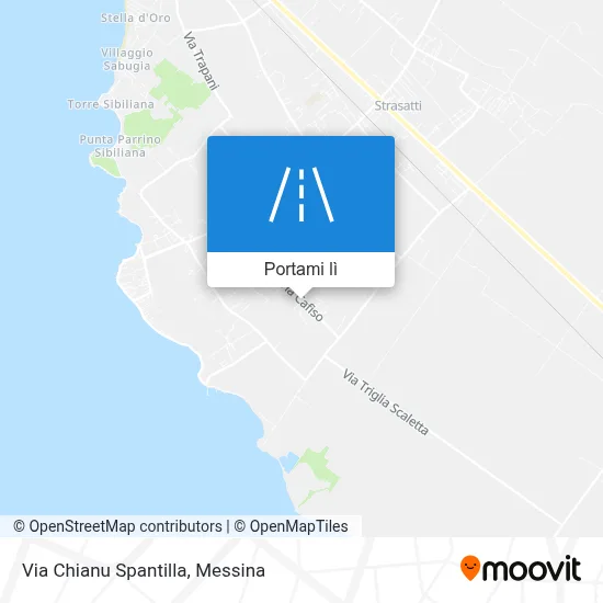 Mappa Via Chianu Spantilla