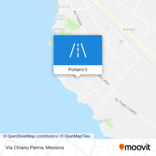 Mappa Via Chianu Palma