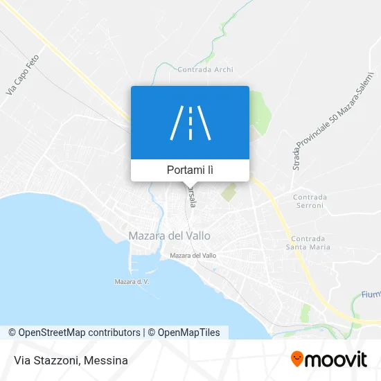 Mappa Via Stazzoni