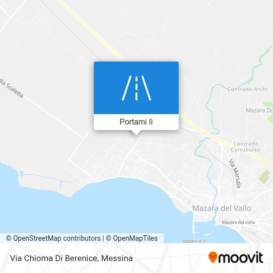 Mappa Via Chioma Di Berenice