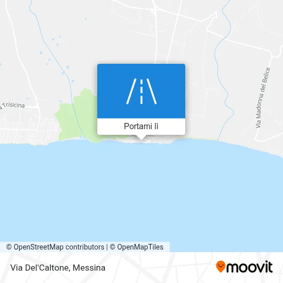 Mappa Via Del'Caltone
