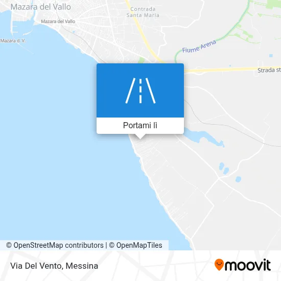 Mappa Via Del Vento