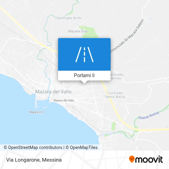 Mappa Via Longarone