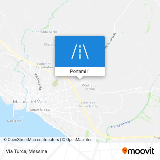 Mappa Via Turca