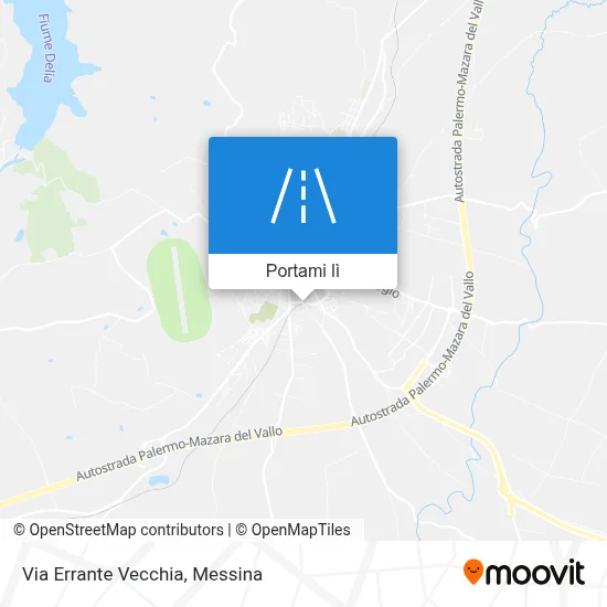 Mappa Via Errante Vecchia