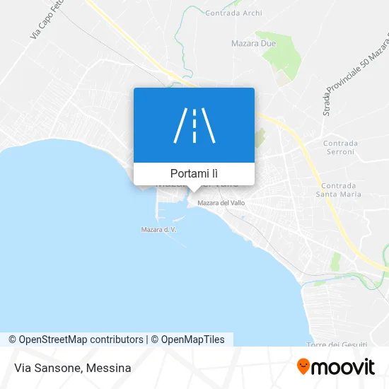 Mappa Via Sansone