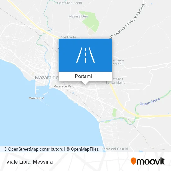 Mappa Viale Libia