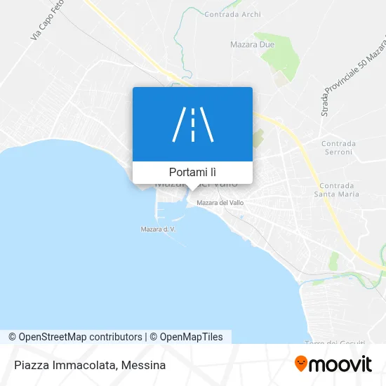 Mappa Piazza Immacolata
