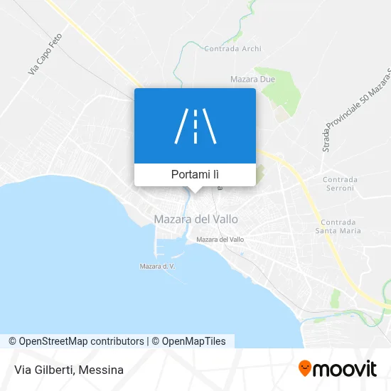 Mappa Via Gilberti