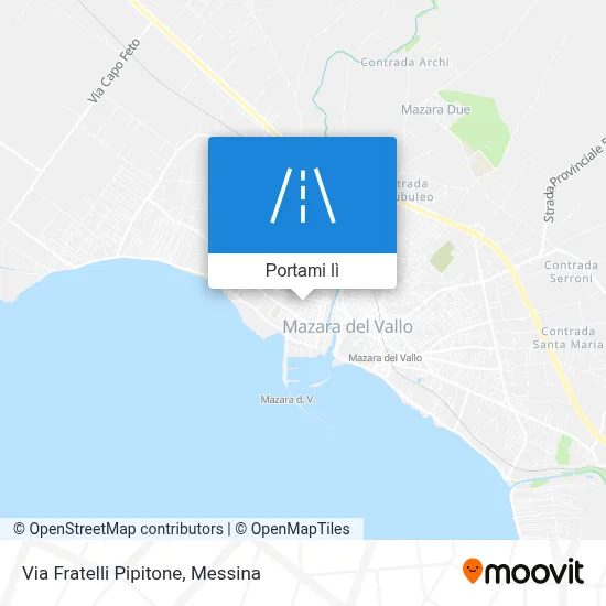 Mappa Via Fratelli Pipitone