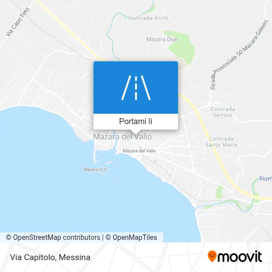 Mappa Via Capitolo