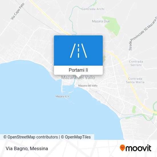Mappa Via Bagno