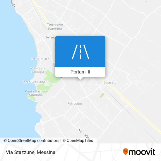 Mappa Via Stazzune