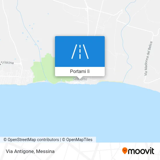 Mappa Via Antigone