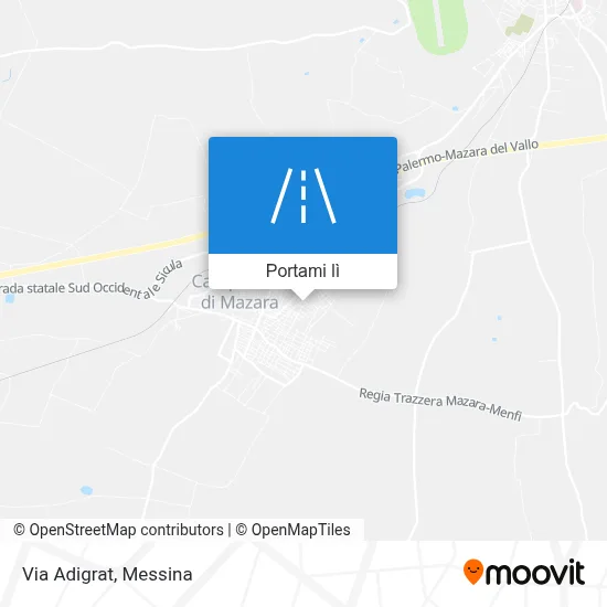 Mappa Via Adigrat