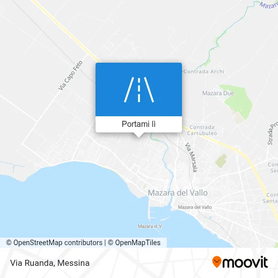 Mappa Via Ruanda