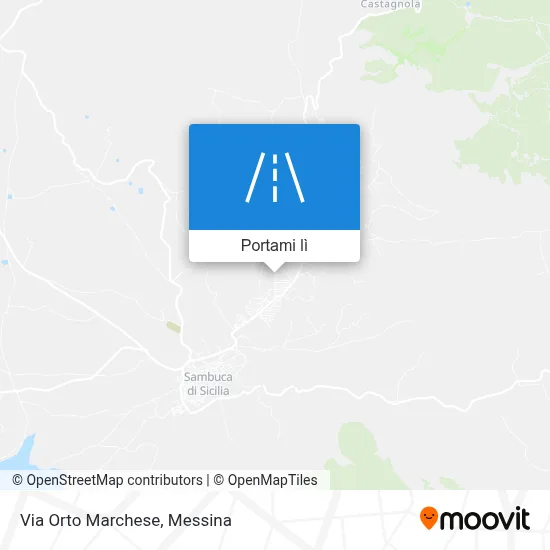 Mappa Via Orto Marchese
