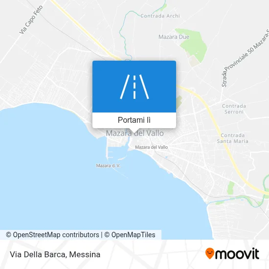 Mappa Via Della Barca