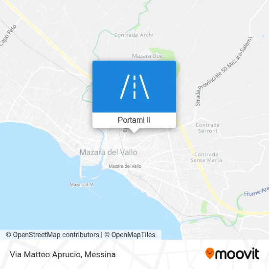 Mappa Via Matteo Aprucio