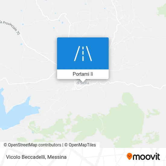 Mappa Vicolo Beccadelli