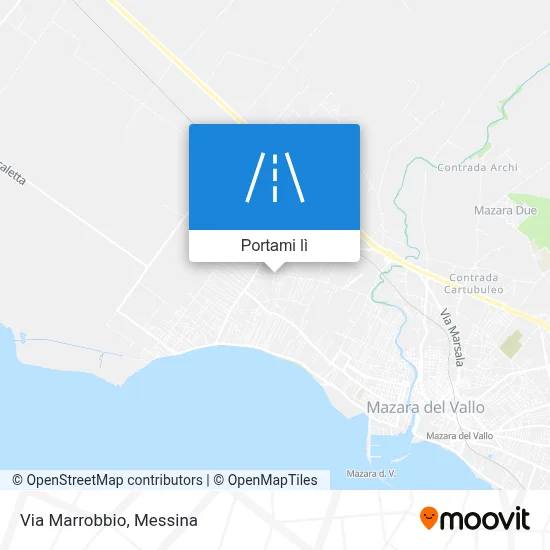 Mappa Via Marrobbio