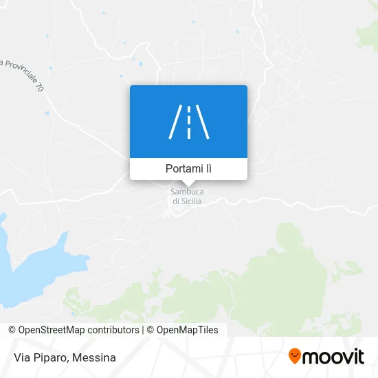 Mappa Via Piparo