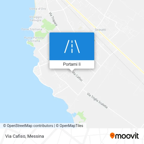 Mappa Via Cafiso
