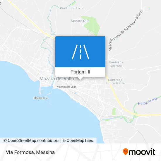 Mappa Via Formosa