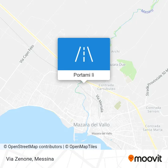 Mappa Via Zenone