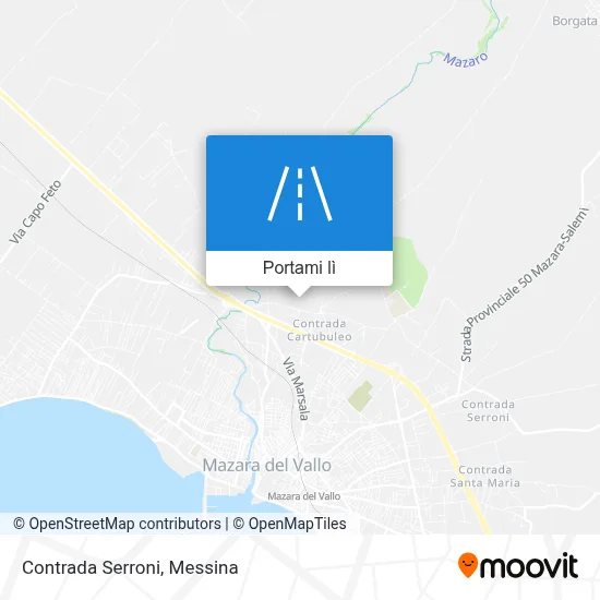Mappa Contrada Serroni