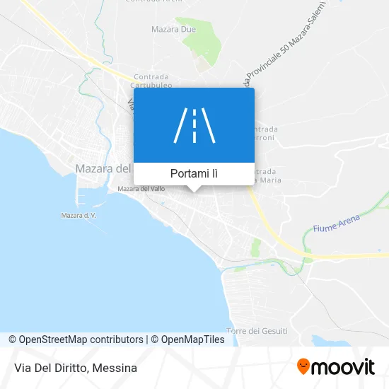 Mappa Via Del Diritto