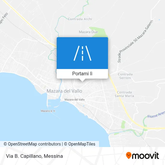 Mappa Via B. Capillano