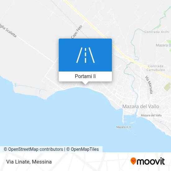 Mappa Via Linate