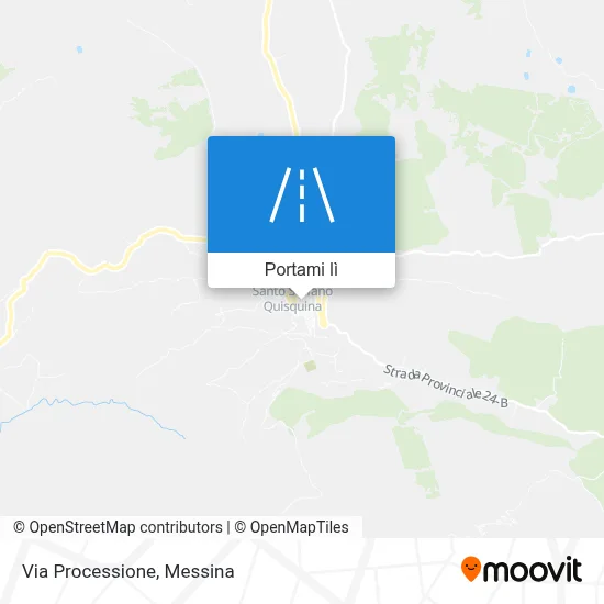Mappa Via Processione