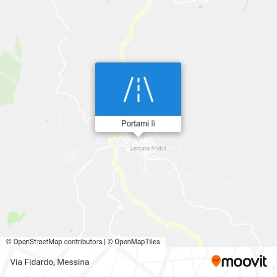 Mappa Via Fidardo