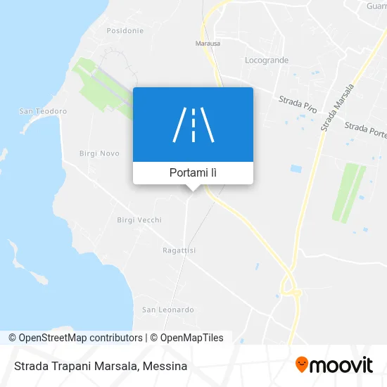 Mappa Strada Trapani Marsala