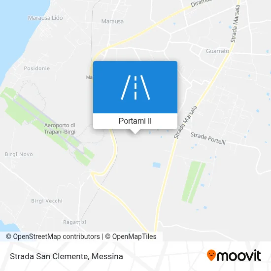 Mappa Strada San Clemente